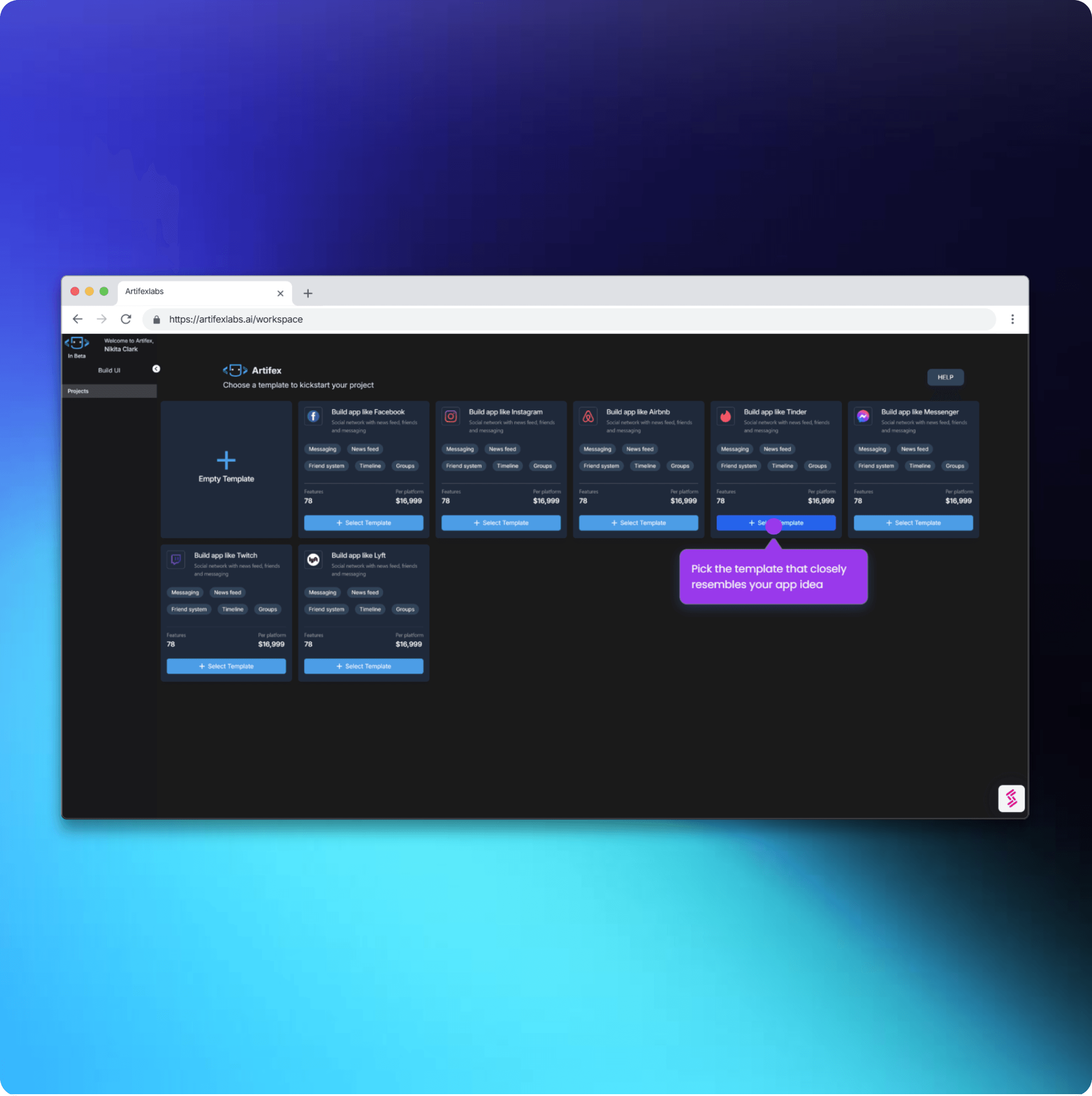 Artifex Design Platform Development - Hero Image