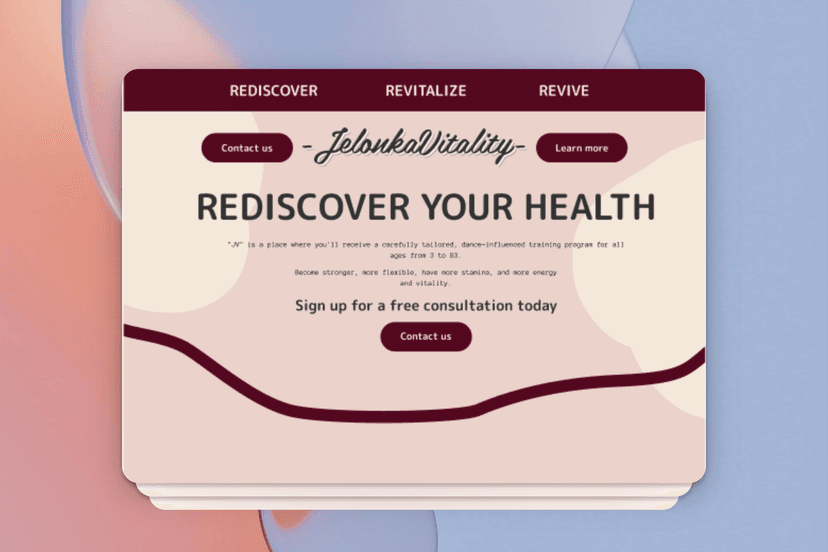 Web App Development for Fitness Studio